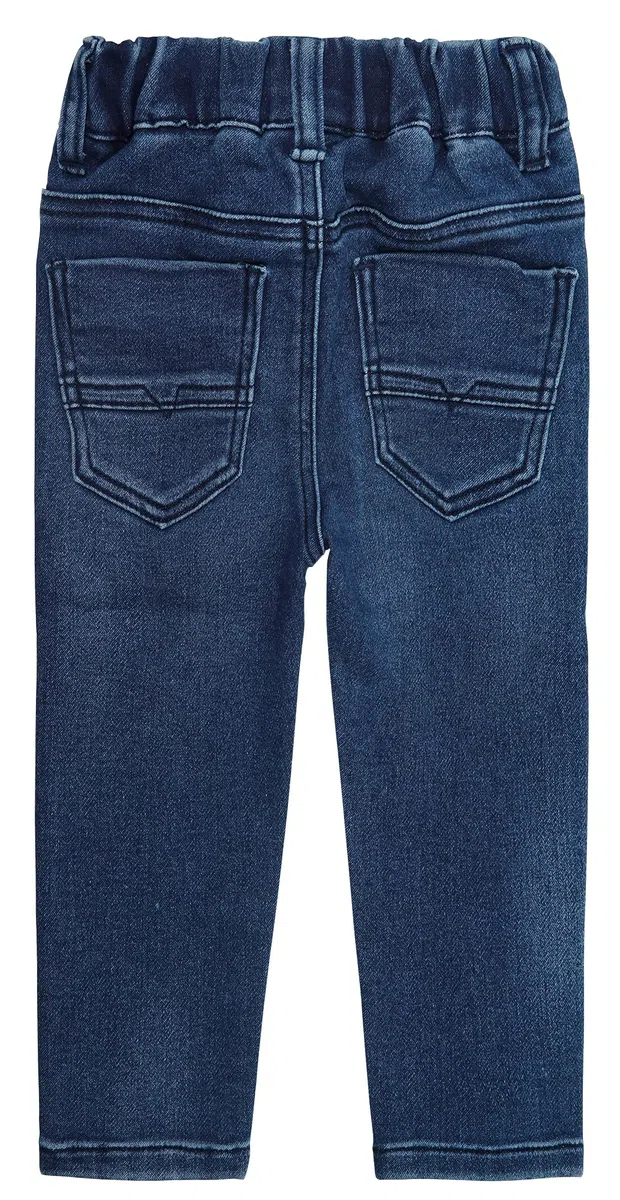 KIDSCOOL SPACE Jeans da Ragazza, Pantaloni di Jeans Elasticizzati in Vita Elasticizzata