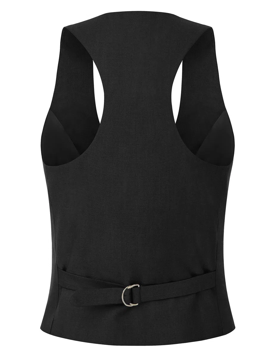 GRACE KARIN Gilet Vittoriano Donna Senza Maniche Casual Gilet Vintage