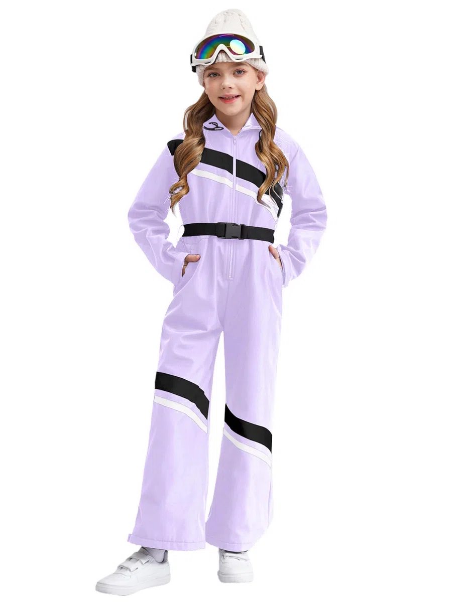 Mufeng Tuta Invernale Bambino Bambina Abbigliamento Sci Completa Tuta Intera Termica Monopezzi e Tutine Pantaloni da Neve e Snowboard Isolati e Impermeabili