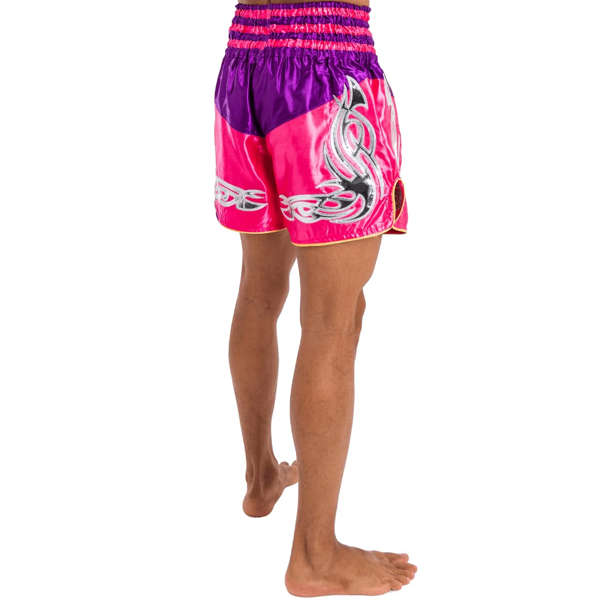 Pantaloncini da Muay Thai per uomo e donna, taglio aderente, per MMA, boxe, kickboxing, arti marziali