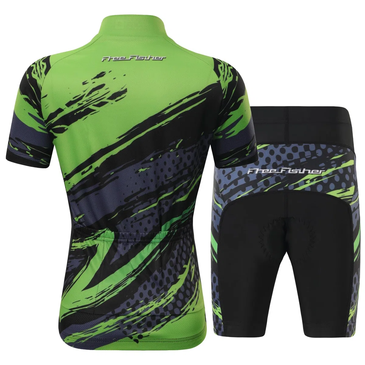 Bambino Ragazzo Maglie Ciclismo Ragazza Quick Dry Maglie Manica Corta&Pantaloncini da bicicletta con Cuscino di Seduta 3D Traspirante Abbigliamento Sportivo Ciclismo