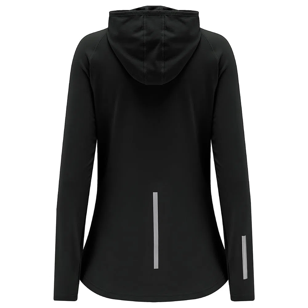 Time To Run Giacca Termica Da Donna Da Corsa Con Zip e Cappuccio Thermo Running