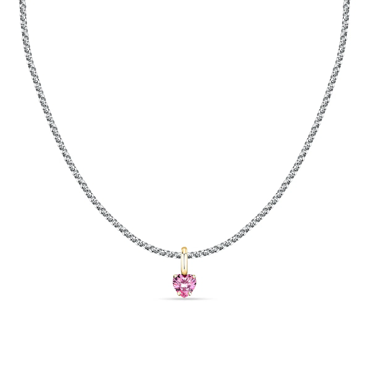 Morellato Collana Donna Cuore in Acciaio, Zirconi, Collezione DROPS, Regalo Donna - SCZ1355