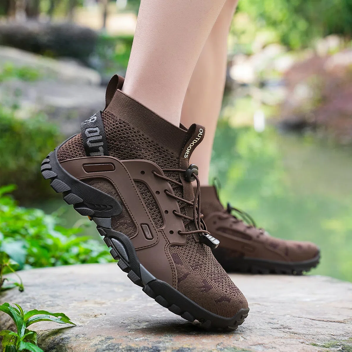 Scarpe da trekking per bambini, per attività all'aperto, antiscivolo, traspiranti, per camminare, trekking, ragazzi e ragazze