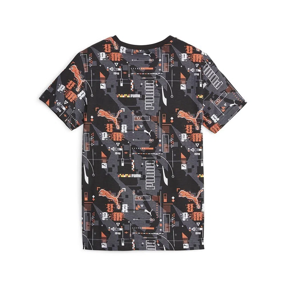 PUMA Ess+ Futureverse AOP Tee B Maglietta Unisex-Bimbi
