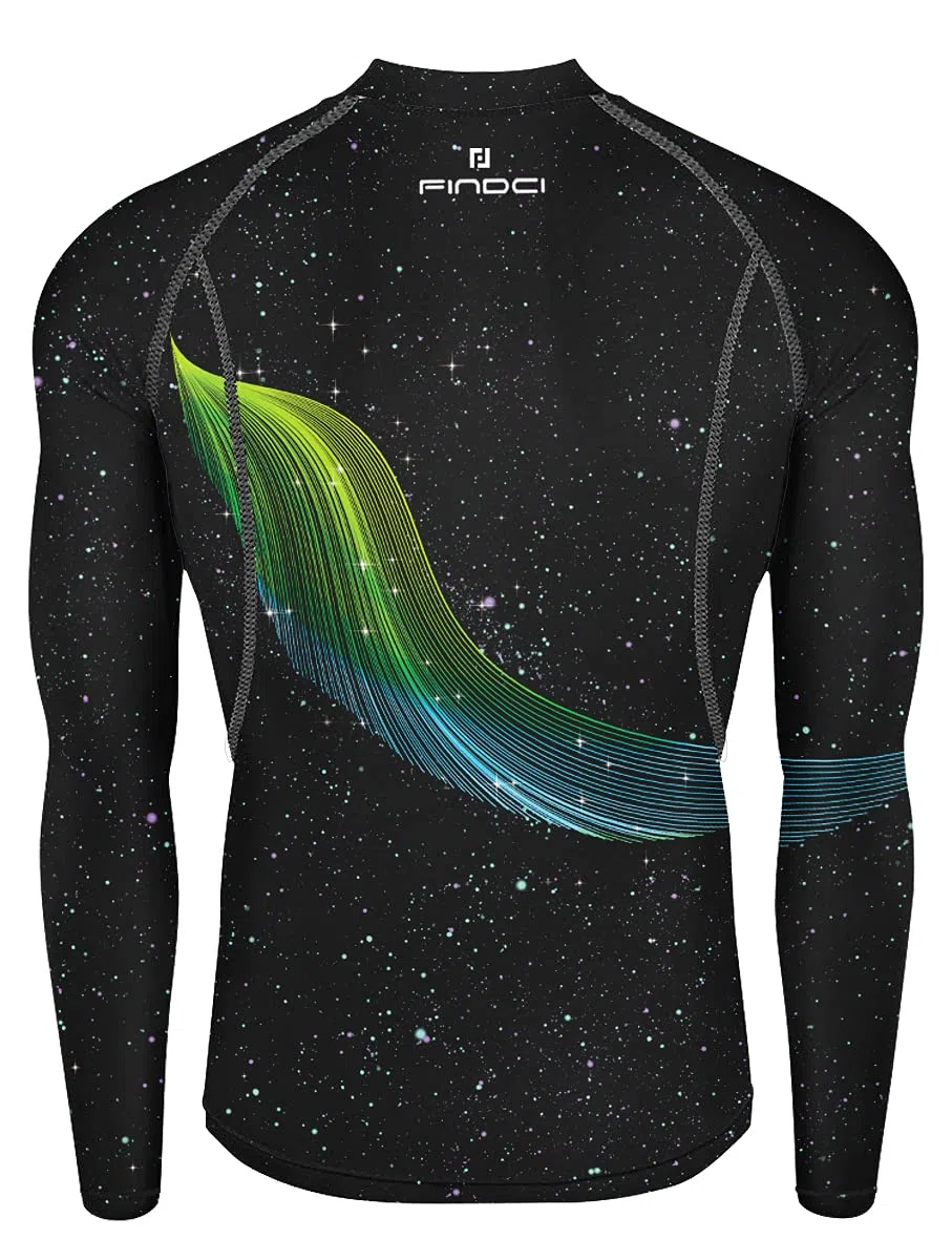 Abbigliamento sportivo a compressione da uomo, abiti da palestra aderenti da allenamento, per boxe, rugby, jogging, sport, tuta da corsa