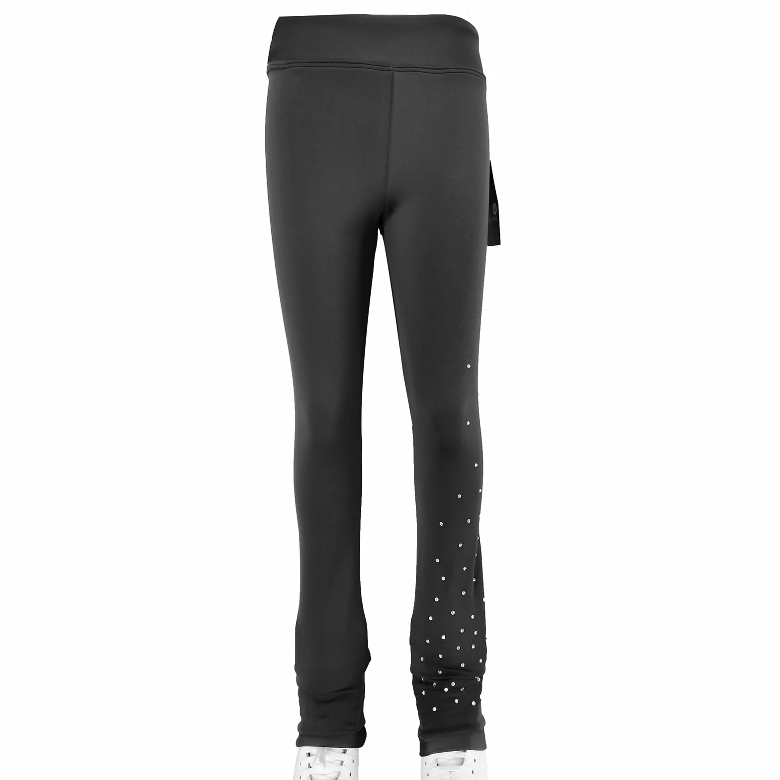 LIUHUO Pantaloni da Pattinaggio su Ghiaccio per Ragazze, Traspiranti, Leggings da Donna, con Elastico in Vita, Comodi