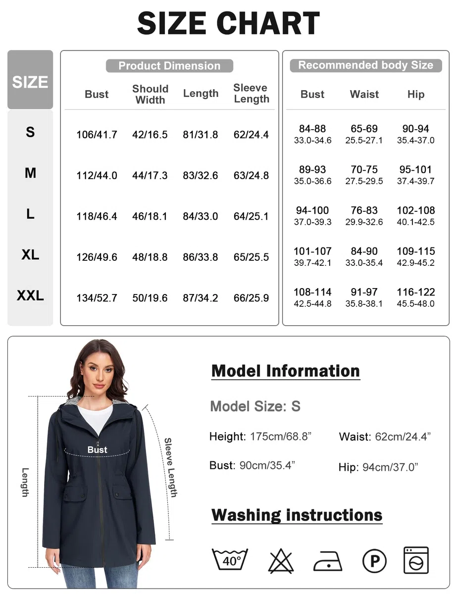 Yuson Girl Cappotto Primaverile Donna Lungo Cappotto Mezza Stagione Leggero Giacca Parka Antivento Elegante Cappotti con Cappuccio Casual Giubbotto per Primavera Estate Autunno
