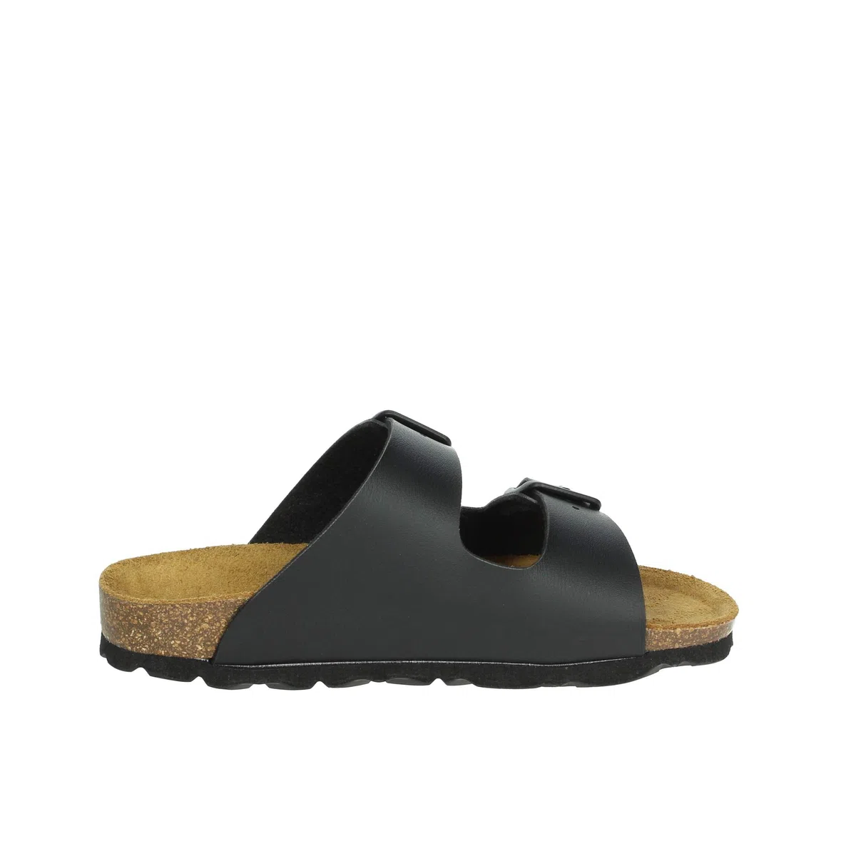 Grunland Luce CB3090 Nero Ciabatte Bambino Fibbie BIRK plantarino anatomico