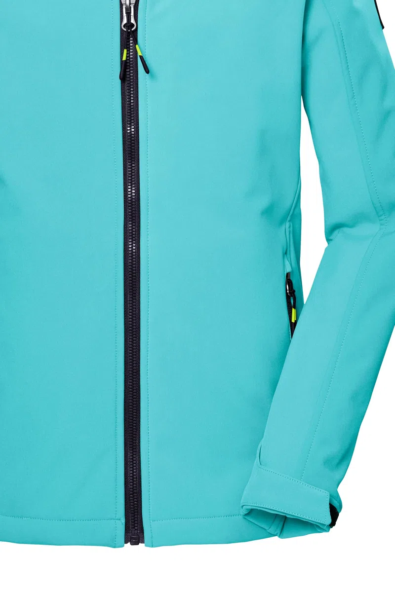 Killtec Kos 145 Grls Sftshll Jckt Giacca softshell/giacca outdoor con cappuccio Bambine e ragazze