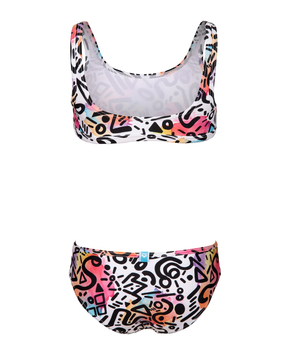 Arena G Arena Water Print Bikini Bralette Two Pieces Bambine e Ragazze