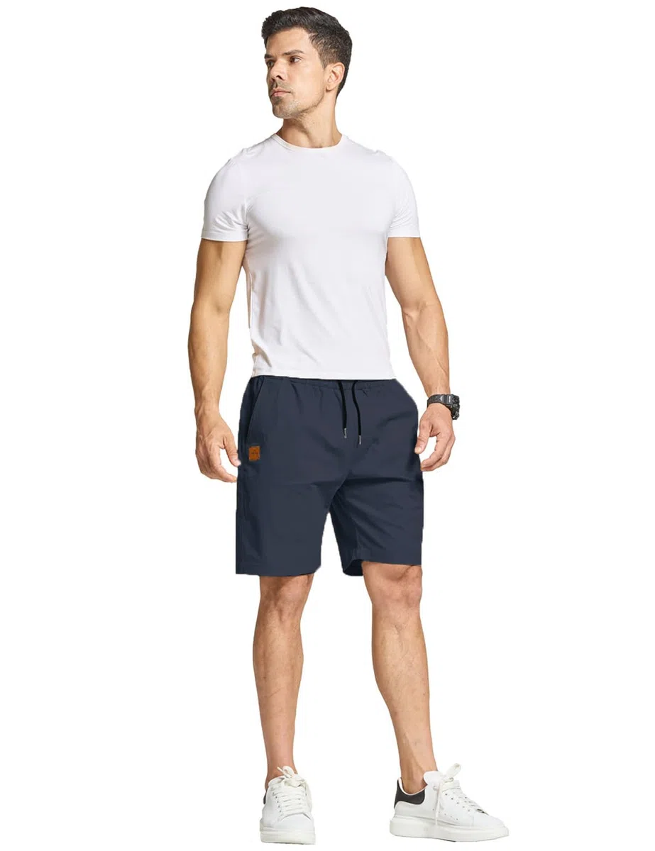 JustSun Pantaloncini Uomo Estivi Shorts Uomo con Tasche Cotone Leggero