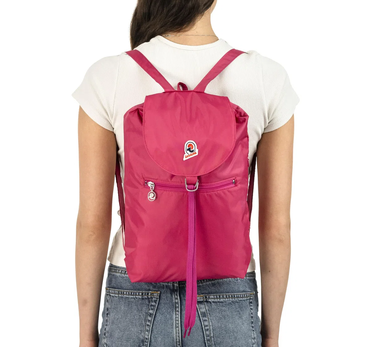 INVICTA Zaino - MINISAC GLOSSY - Richiudibile e Tascabile - Viaggio & Tempo Libero - Zainetto Uomo Donna Tinta Unita - ICONA - PACKABLE