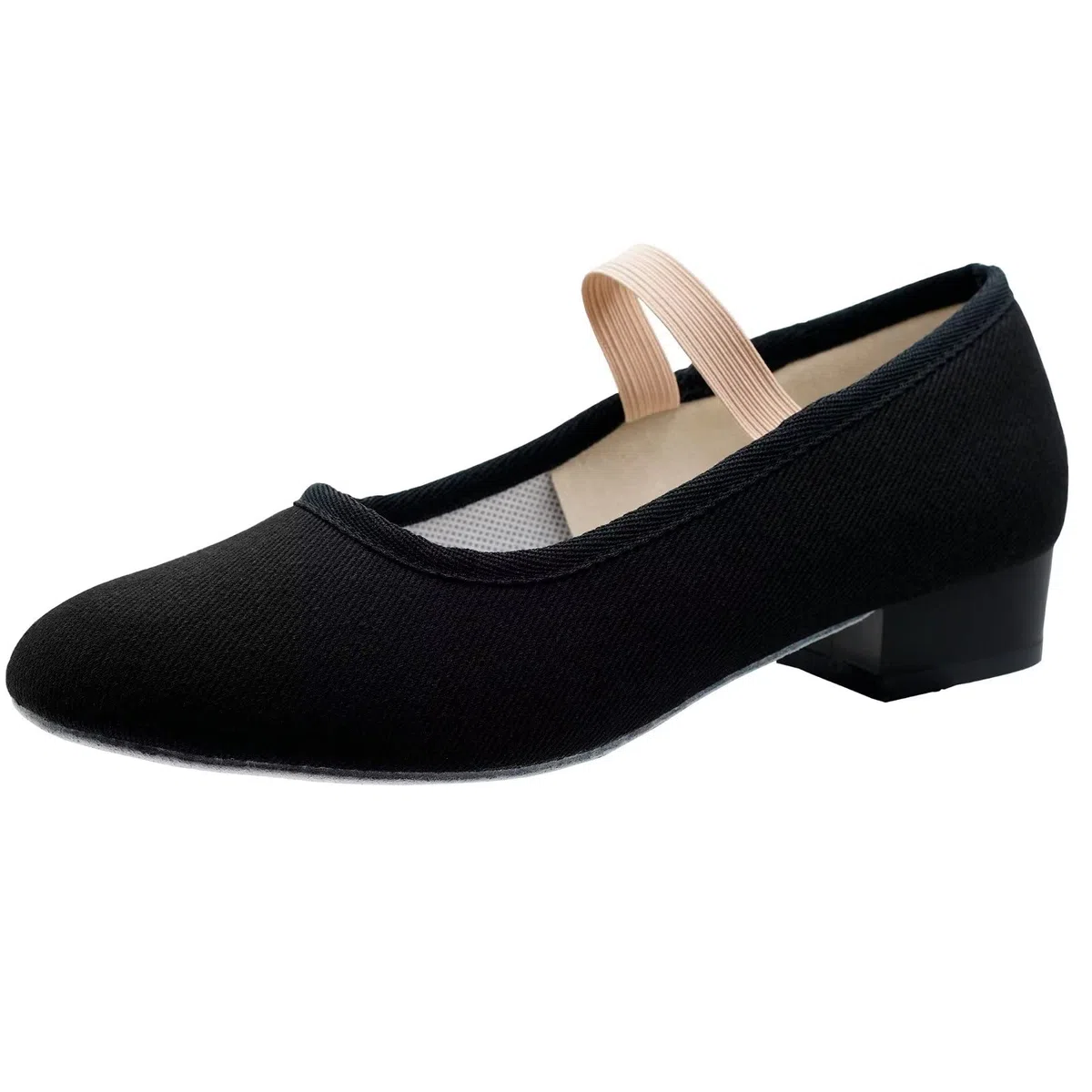 Scarpa Character,Donna 2.5CM Canvas Scarpa Carattere per Balletto