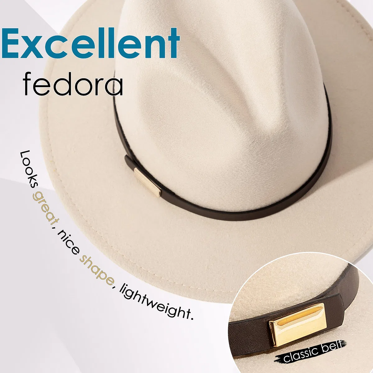 Wtt647, Cappello Fedora Uomo