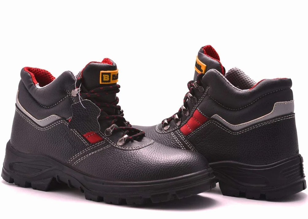 BLACK HAMMER Scarpe Antinfortunistiche Maschili in Pelle Scarpe Antinfortunistiche Maschili S3 SRC Scarpe da Lavoro in Pelle con Punta in Ferro Uomo 5993