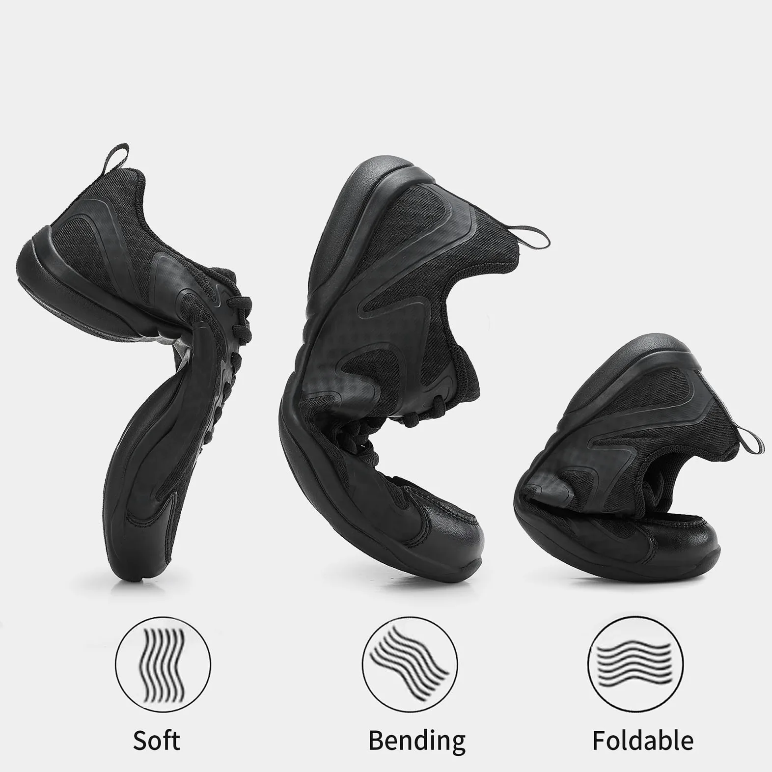 Scarpe Cheerleading Scarpe Cheerleader Scarpe Cheerleading Bianca Adulto Scarpe Ballo Jazz Donna Uomo con Fondo Antiscivolo