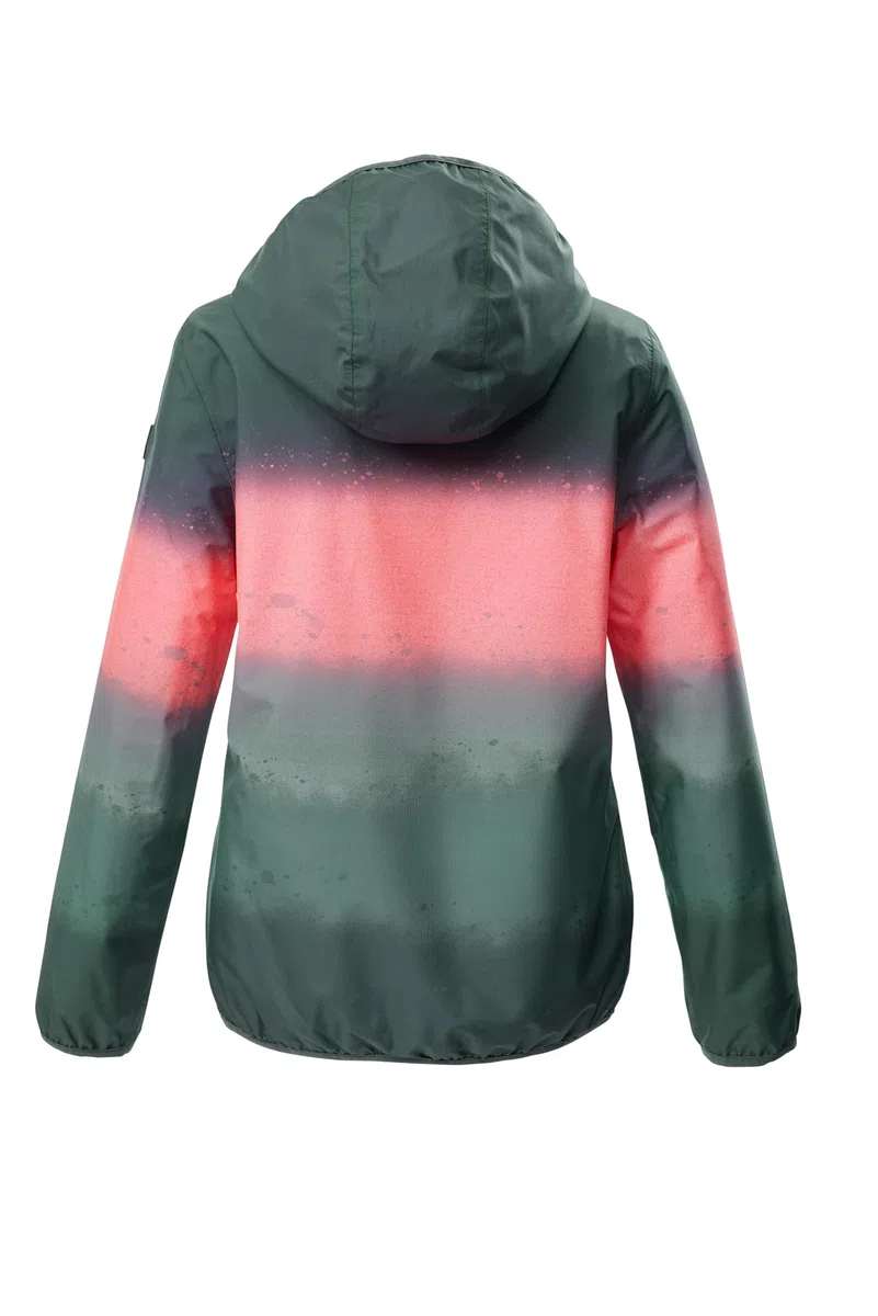 Killtec Kos 155 Grls Jckt Giacca funzionale/giacca antipioggia impermeabile con cappuccio Bambine e ragazze