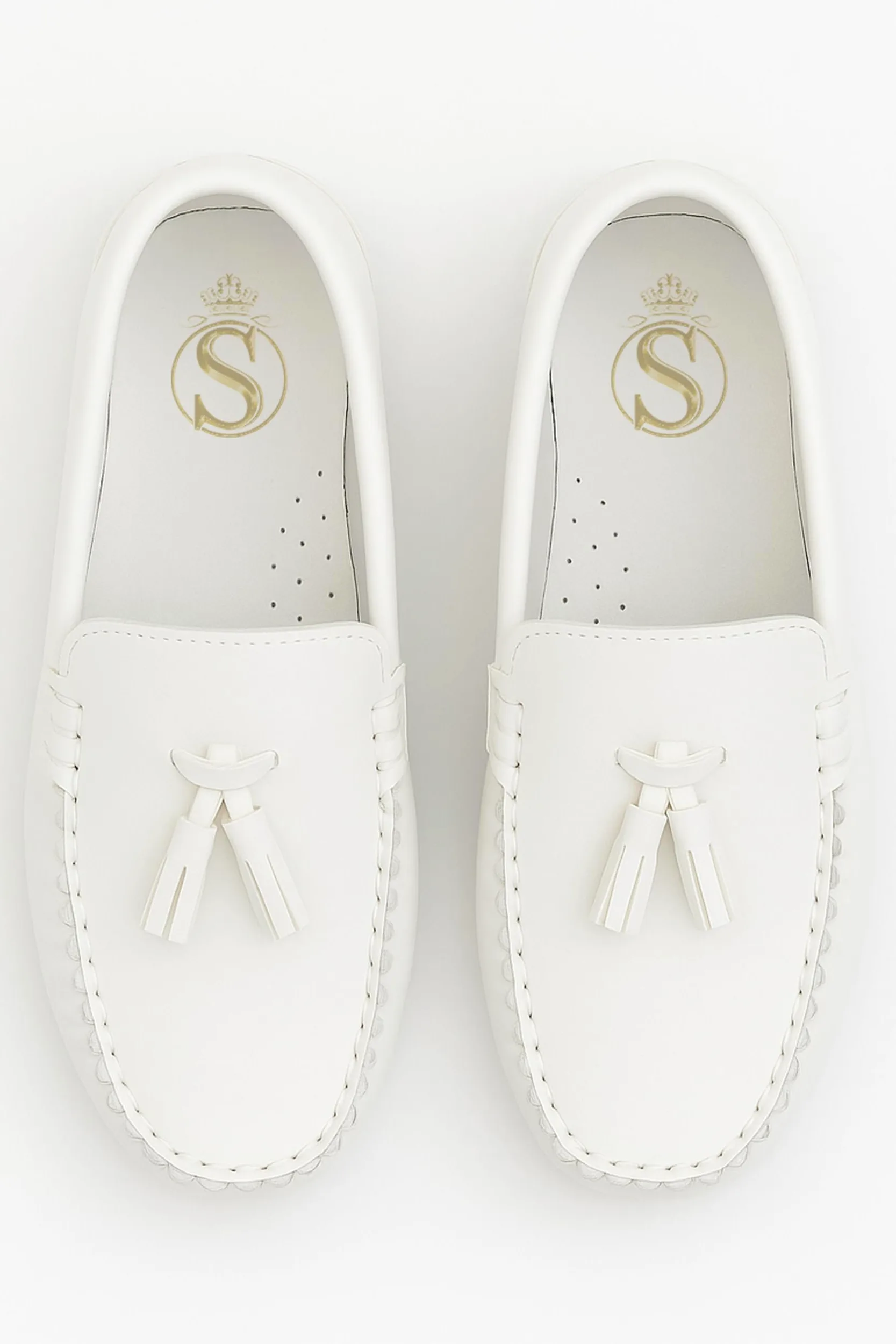 Mocassini con Nappine in Finta Pelle per Ragazzi - Scarpe Basse Classiche Mocassino per Matrimonio, Comunione e Abbigliamento Casual