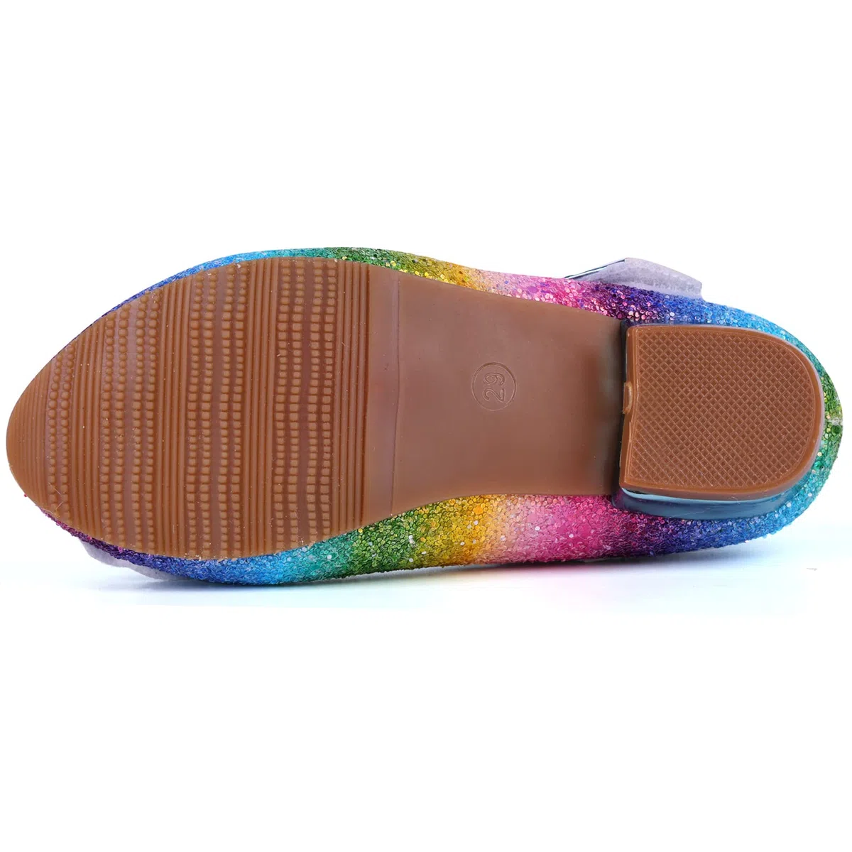 Scarpe Principessa Bambina Scarpe Paillettes Tacco Bambini Sandali Partito da Ragazze
