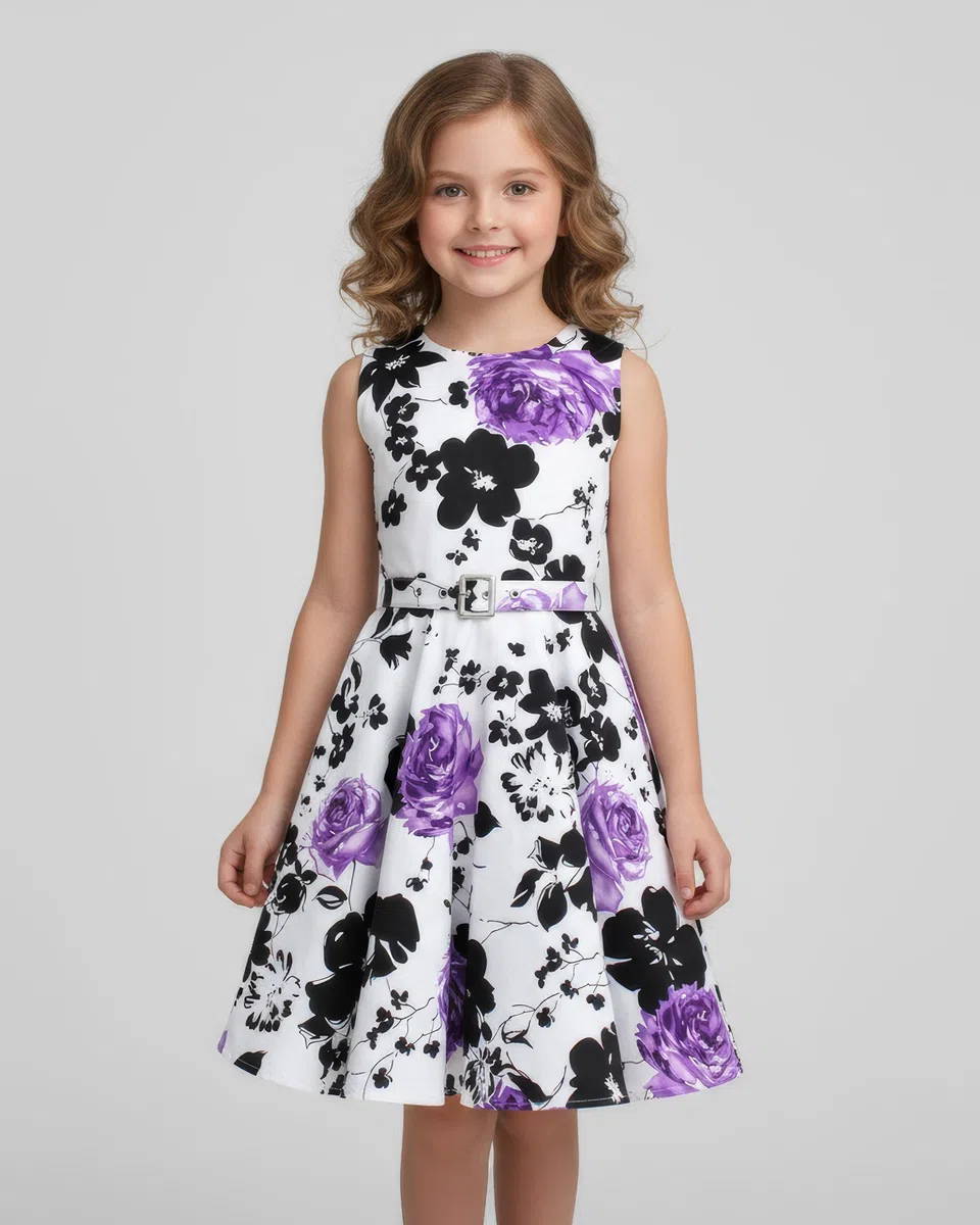 BlackButterfly Bambini Abito Vintage Anni '50 "Audrey Divinity