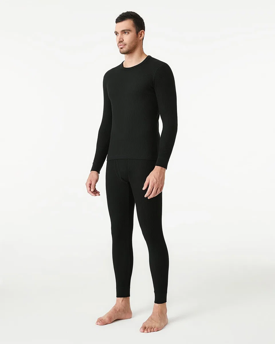LAPASA Biancheria Intima Termica a Maglia Waffle da Uomo – Set con Maglia Termica e Pantaloni o Maglia Singola (Warm/Extra Warm) M60