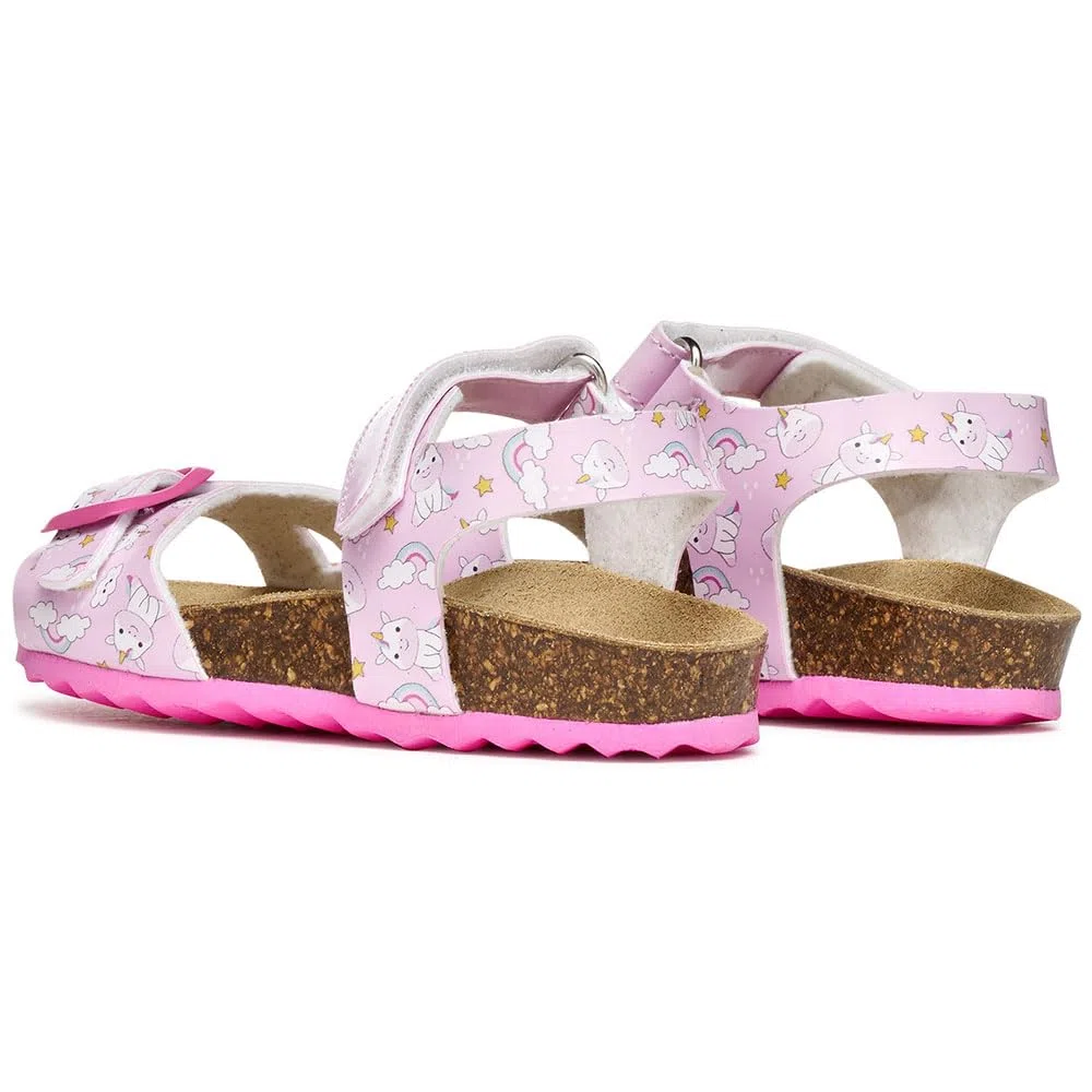 Geox Sandali da bambina B CHALKI Girls, colore rosa/multicolore, 25 EU