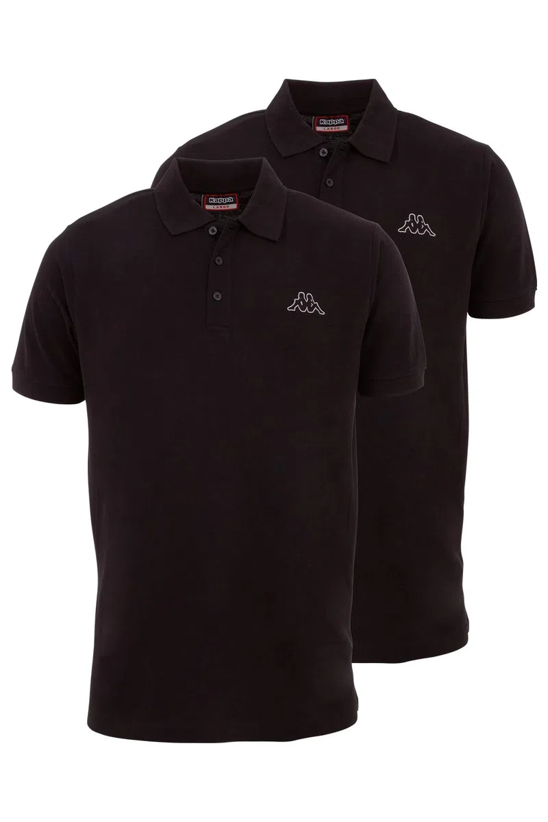 Kappa Venist Polo Shirt Uomo (Pacco da 2)