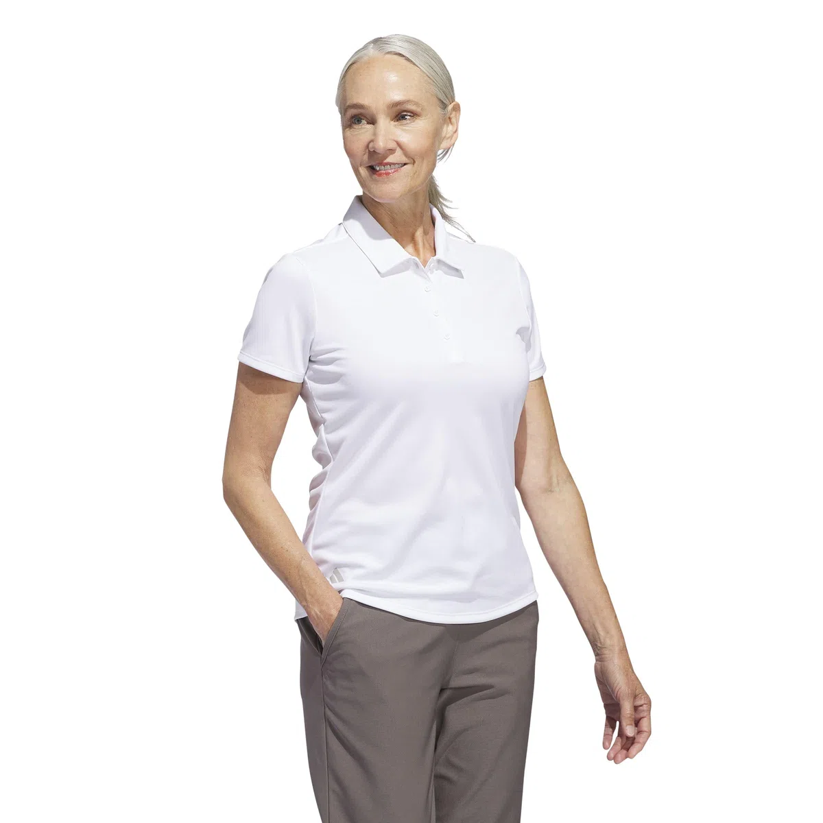 Adidas Solid Performance Polo Shirt Maglietta da Golf Donna