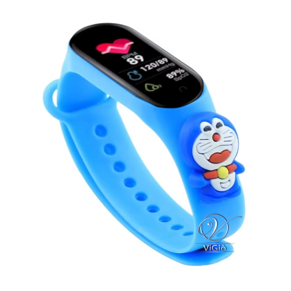 Orologio smartwatch bambini super eroi, orologio sport bambini, impermeabile, contapassi, monitor sonno, ricaricabile, utilizzo social, rispondere e effettuare chiamate, cambio tema (azzurro)