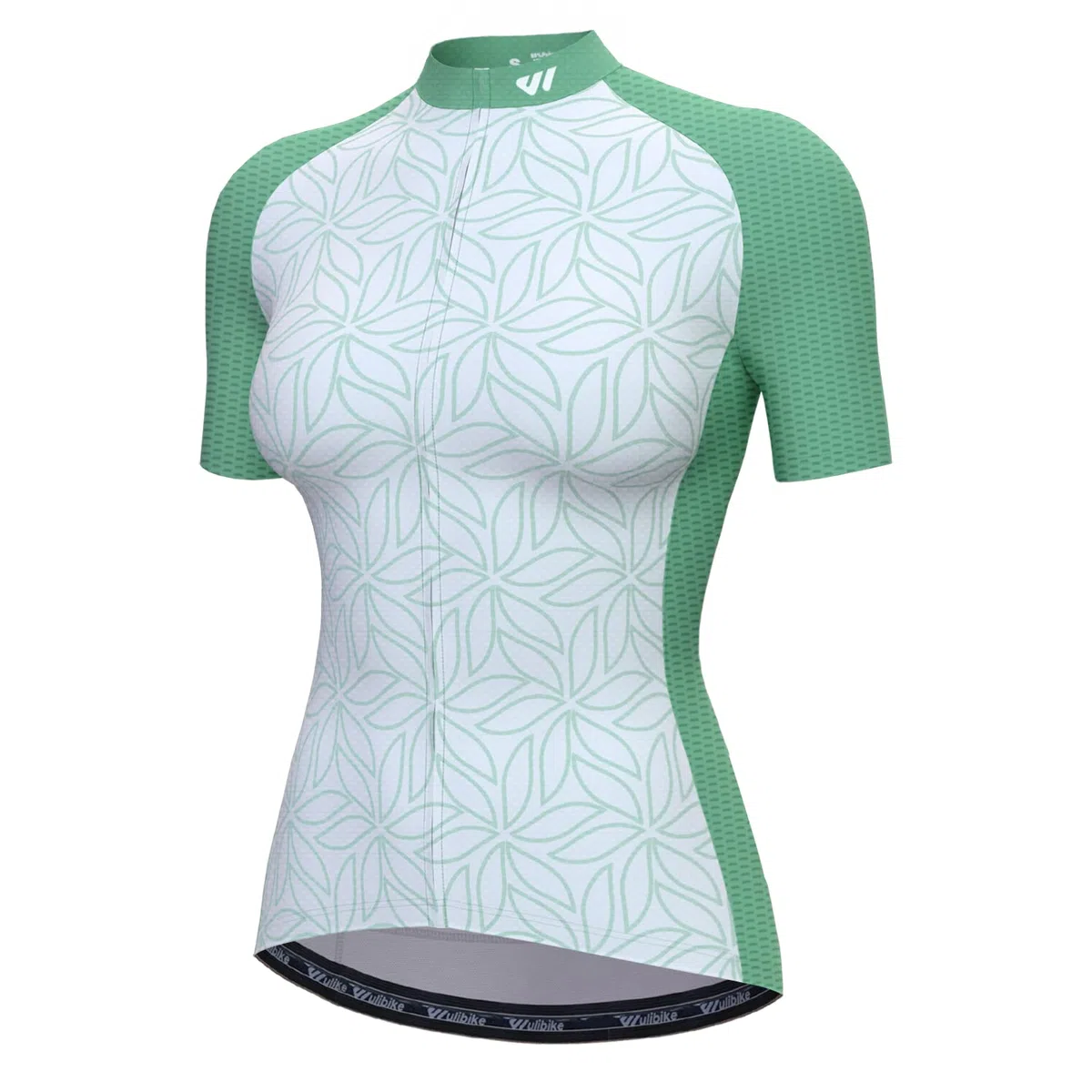 Lo.Gas - Maglia da ciclismo da donna, a maniche corte, traspirante, in rete, 3 tasche posteriori, UPF50+
