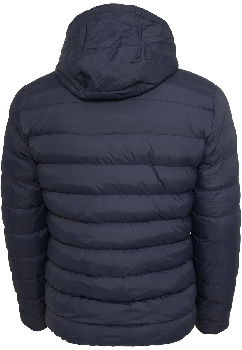 Giacca Invernale da Uomo con Cappuccio Calda e Trapuntata, Materiale Sintetico Antivento, Piumino Adatto alle Mezze Stagioni, Tasche Foderate