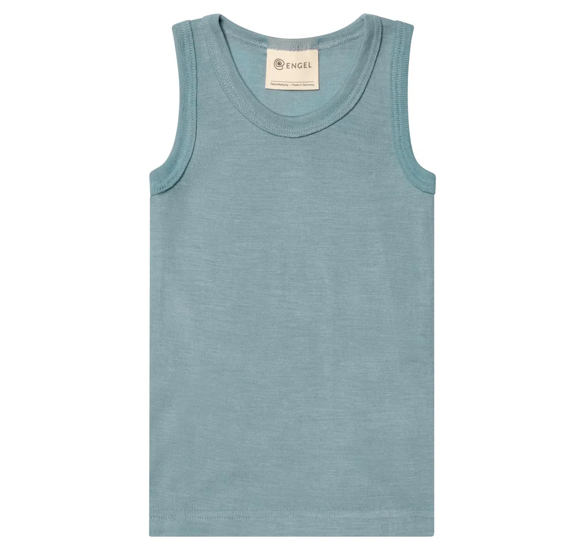 Engel Natura, camicia da ascella per bambini, 70% lana (kbT), 30% seta | Certificato GOTS