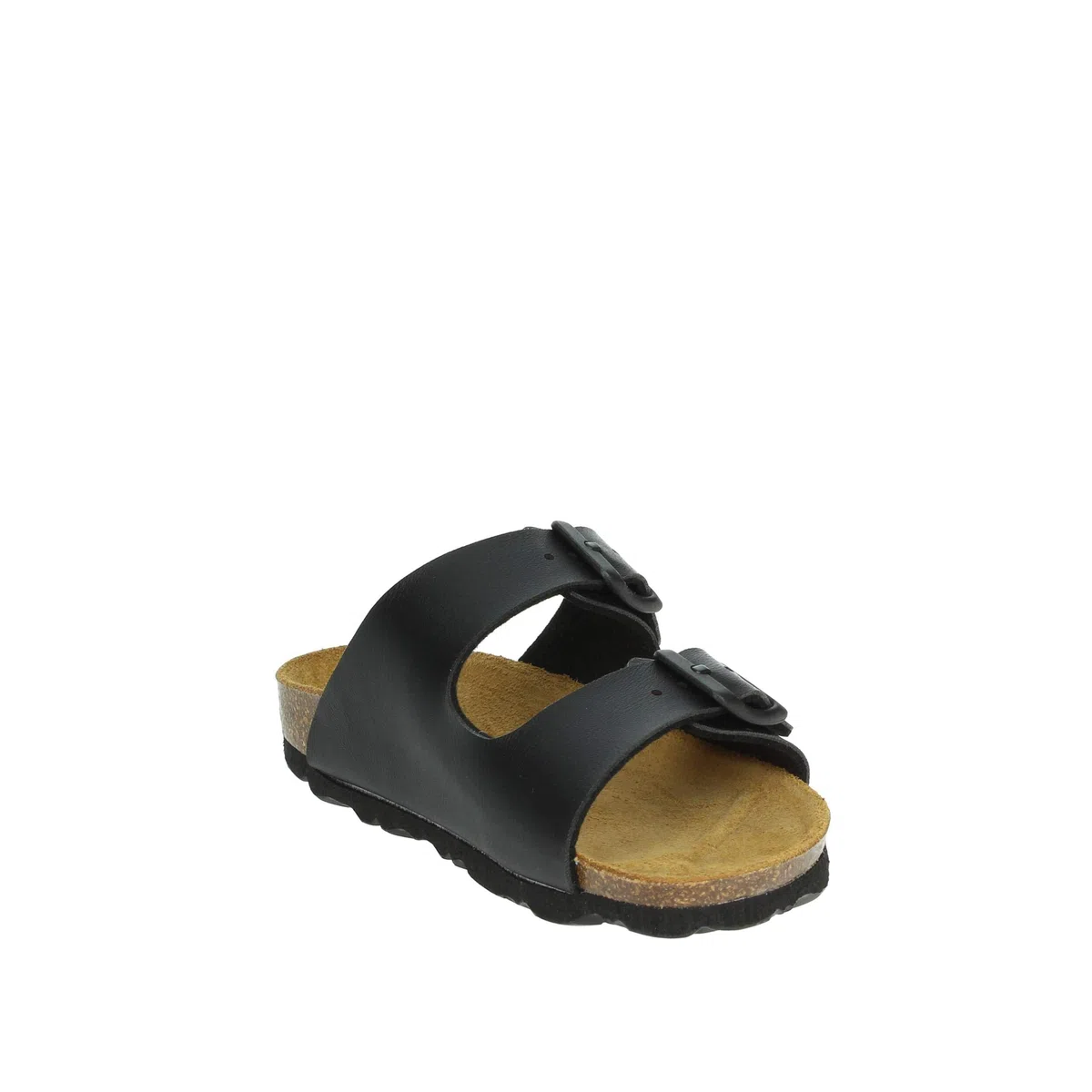 Grunland Luce CB3090 Nero Ciabatte Bambino Fibbie BIRK plantarino anatomico