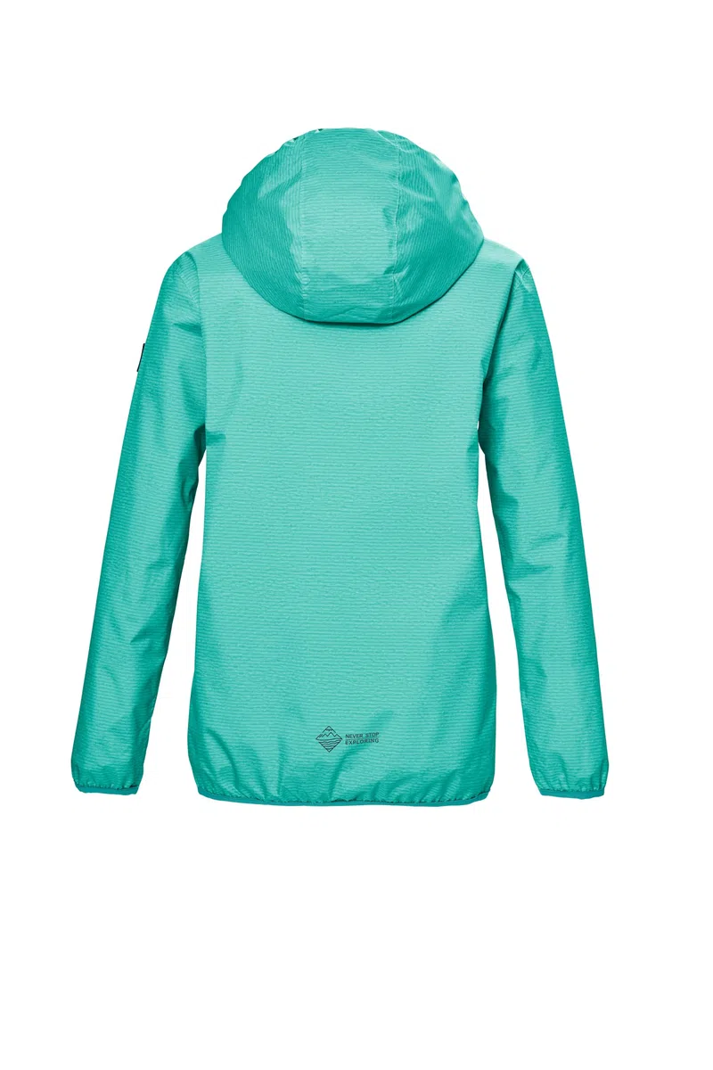 Killtec Kos 138 Grls Jckt Giacca funzionale/antipioggia con cappuccio Bambine e ragazze