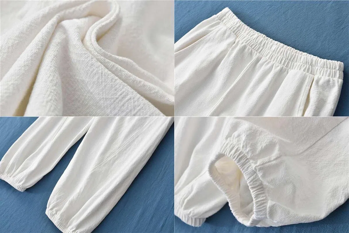 Generico Pantaloni Tai Chi Confortevole Pantaloni Tai Chi Donna Uomo Taglie Forti Pantaloni Tai Chi Pantaloni Pantaloni Casual Pantaloni Slim Yoga Harem Pantaloni Pilates Martial