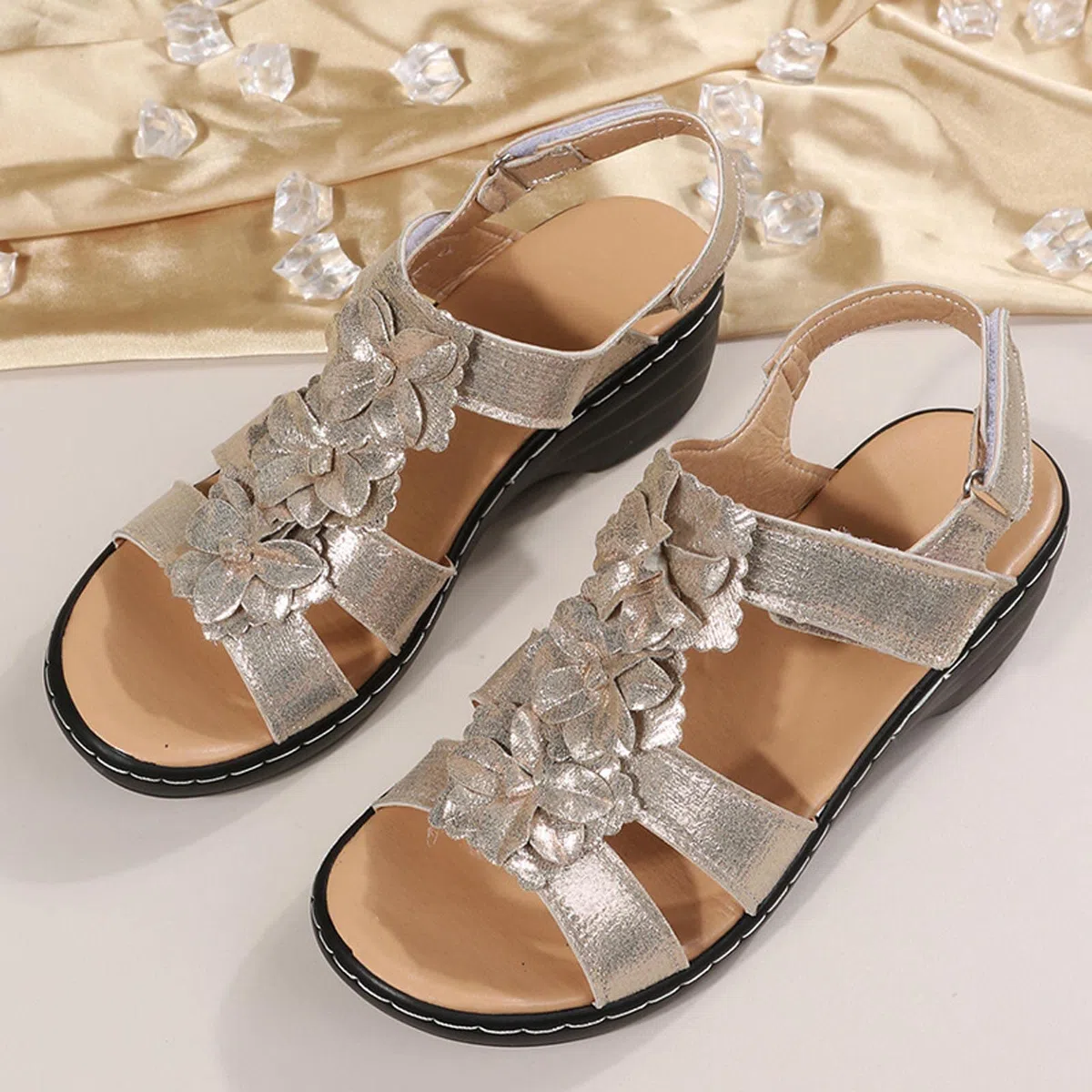 HAOLEI Sandali Ortopedici Donna Comodi Scarpe Antiscivolo Traspiranti Sandali Bohemien