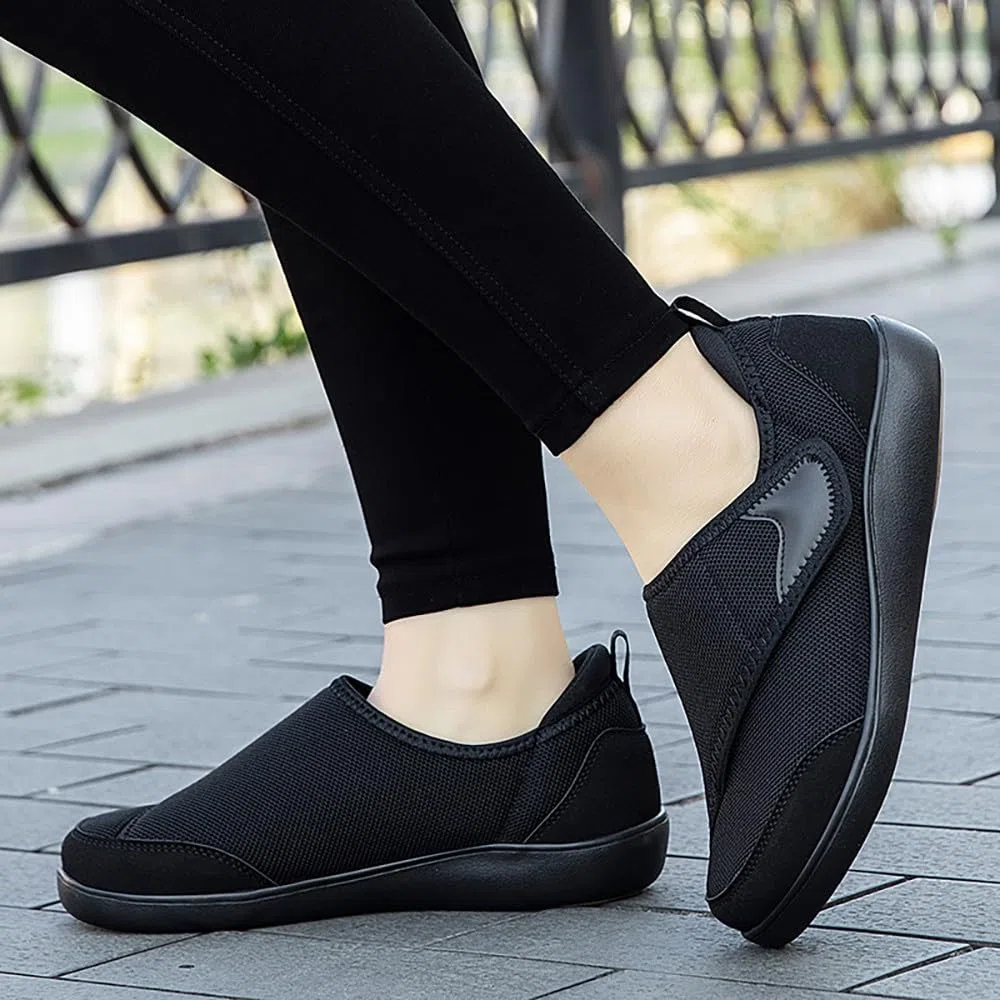 Extra Larghe Scarpe per Diabetici Donna Uomo Leggero Traspirante Antiscivolo Comfort Pantofole Scarpe da Passeggio Ortopediche Anziani