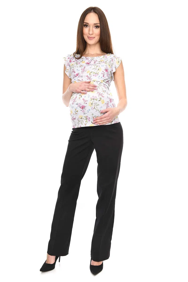 MijaCulture Pantaloni Premaman Classici ed Eleganti, Formal Smart 1011A