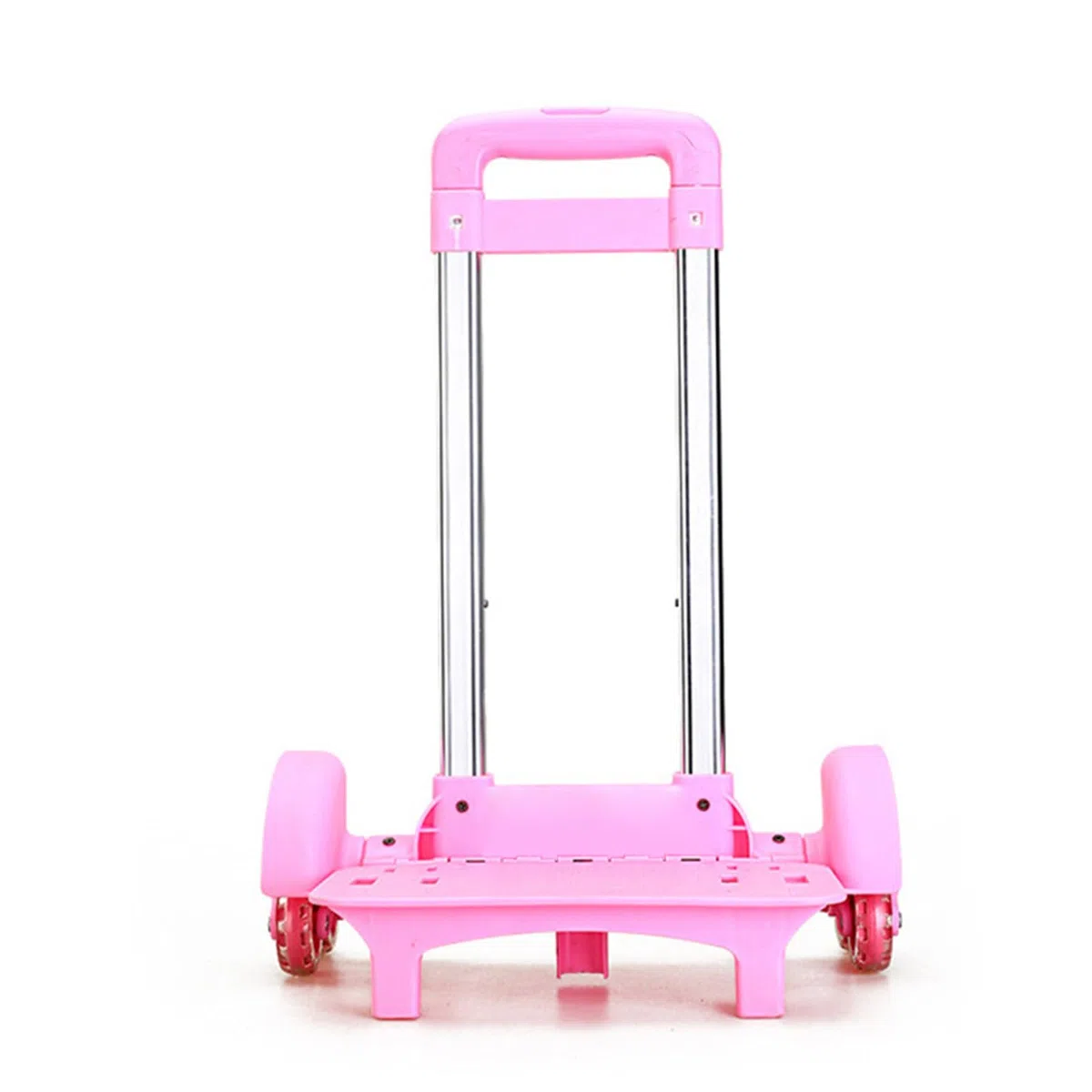 Carrello per zaino in lega di alluminio con 6 carrelli pieghevoli Carrello a mano con ruote per borse scolastiche zaino bagagli, Uno