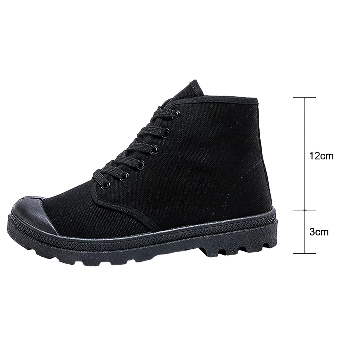 ANUFER Uomo Moda Caviglia Alta/Metà Polpaccio Stivali da Deserto Allacciato All’aperto Scarpe di Tela