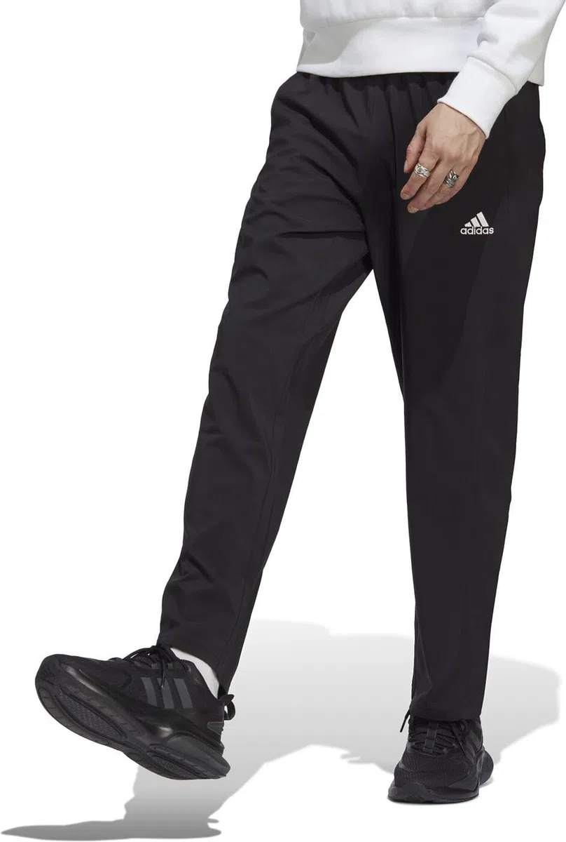 Adidas - Aeroready Essentials Stanford Open Hem Embroidered Small Logo Pants, Pantaloni Sportivi Uomo