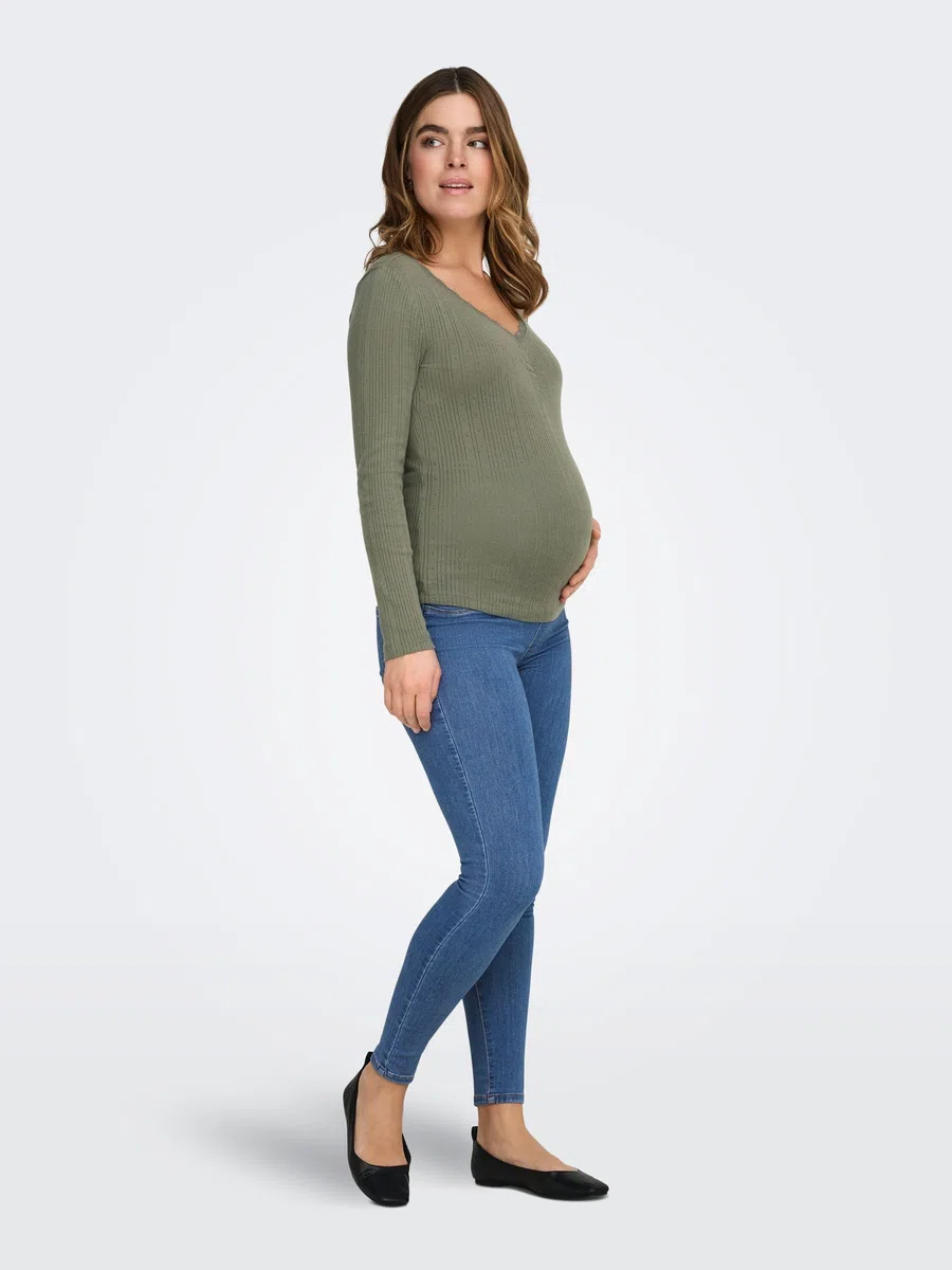 Only - Olmrain Life Reg Skinny Jegging MBD DNM, Jeans Donna