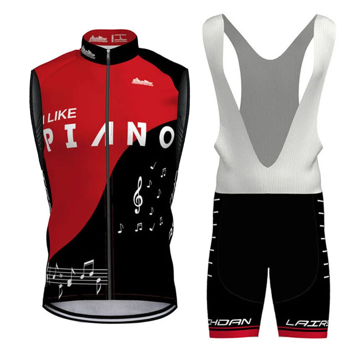 Abbigliamento Ciclismo Uomo Completo Bici MTB Estivo Tuta Ciclista Senza Maniche,Maglietta Bicicletta Gilet e Salopette Pantaloncini con 9D Gel Imbottiti,Maglia Ciclo Sleeveless Asciugatura Rapida