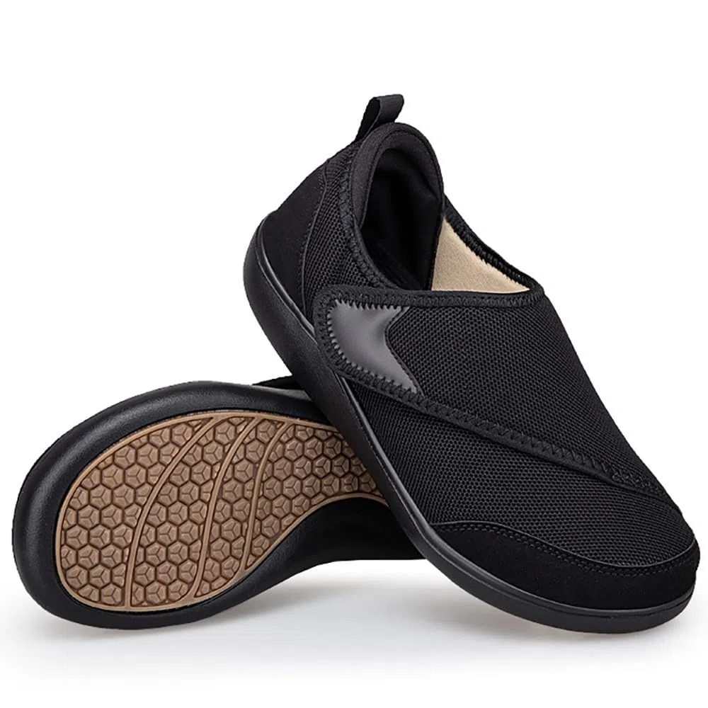 Extra Larghe Scarpe per Diabetici Donna Uomo Leggero Traspirante Antiscivolo Comfort Pantofole Scarpe da Passeggio Ortopediche Anziani
