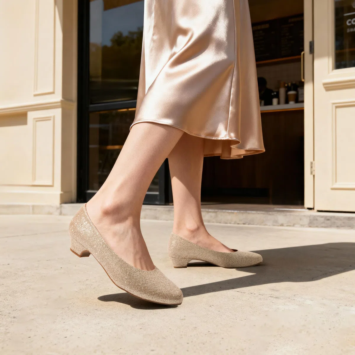 DREAM PAIRS Décolleté con Tacco Basso da Donna Eleganti e Comode Scarpe per Laboro