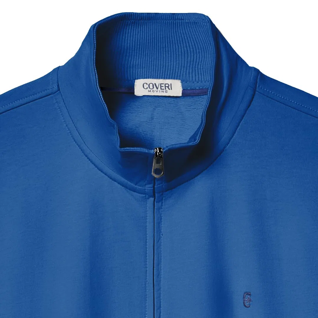 Coveri Felpa Giacca Pullover Aperta Uomo Sportiva con Cerniera Zip Intera Cotone