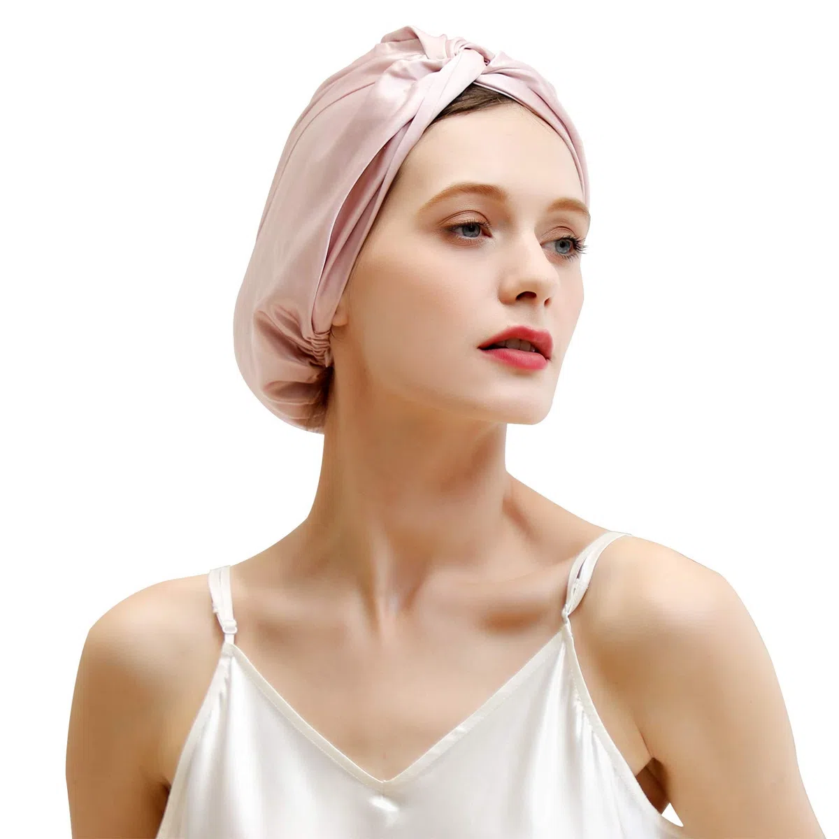 ZIMASILK cuffia seta capelli notte 100% 22 Momme Tie shower cap
