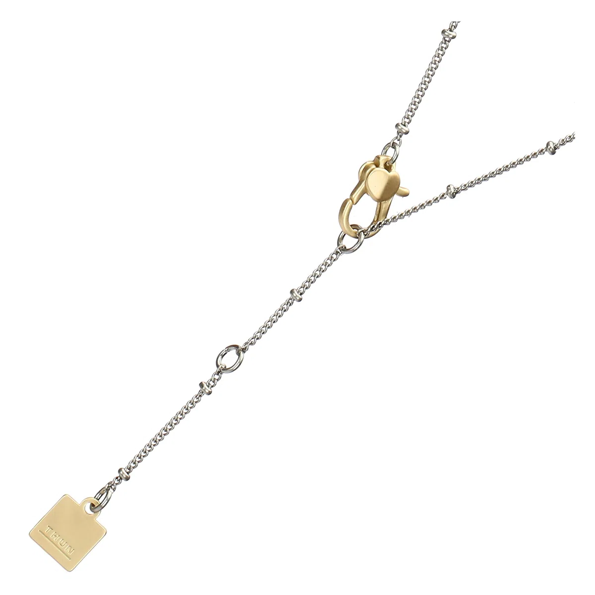 THUN - Collana chiama angeli - metallo - Collezione Dedicato a te - 100 + 5 cm