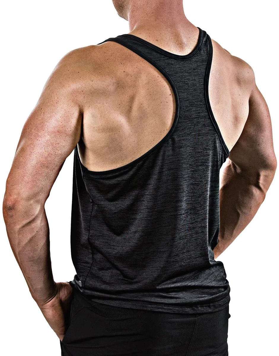 Satire Gym Canottiera Palestra Uomo - Stringer Gym in Vari Colori e Dimensioni - Canotte Palestra Uomo Bodybuilding - Abbigliamento per Il Fitness